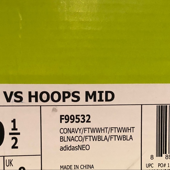 New with Box Adidas VS Hoops Mid - Picture 7 of 7